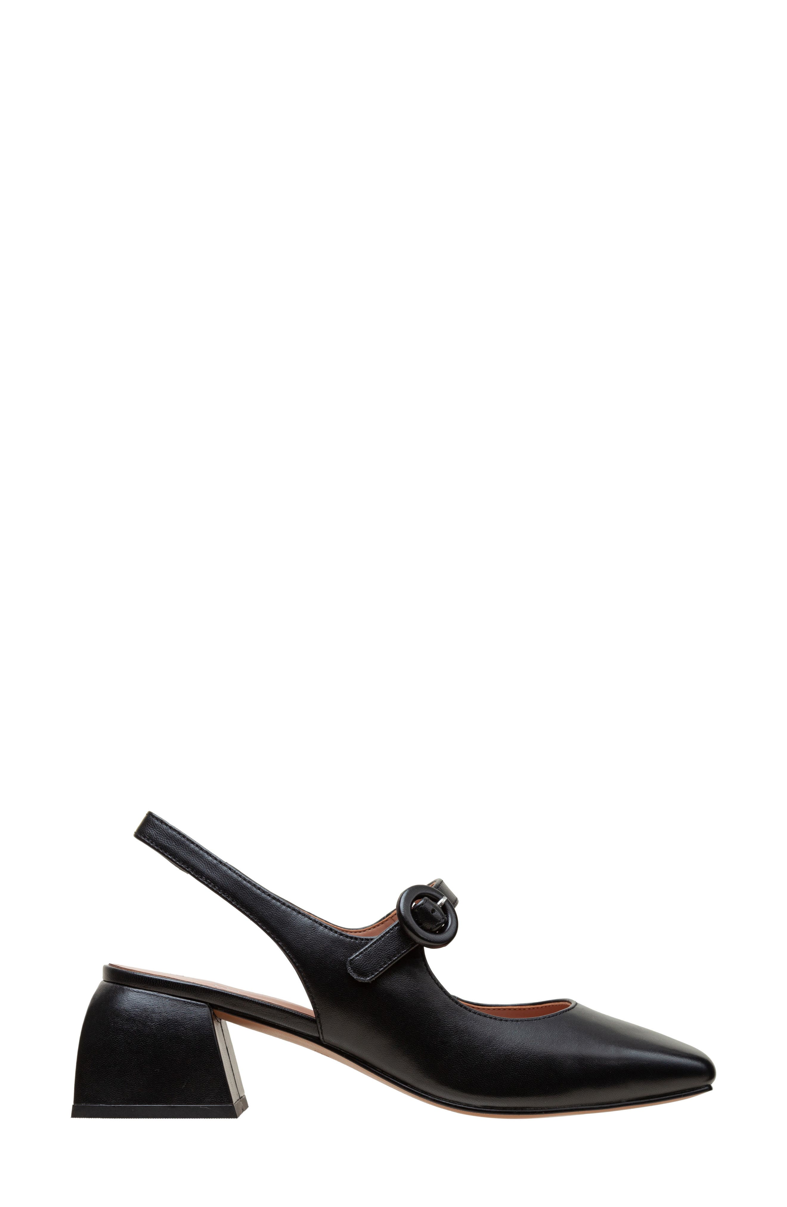 Linea Paolo Manu Slingback Mary Jane Pump, Alternate, color, Black