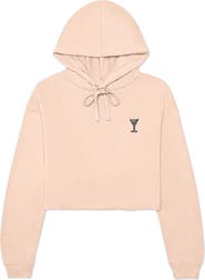 Dalix Martini Cropped Hoodie