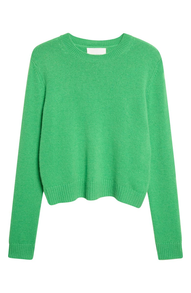 Lisa Yang Mable Cashmere Crewneck Sweater, Main, color, Basilico