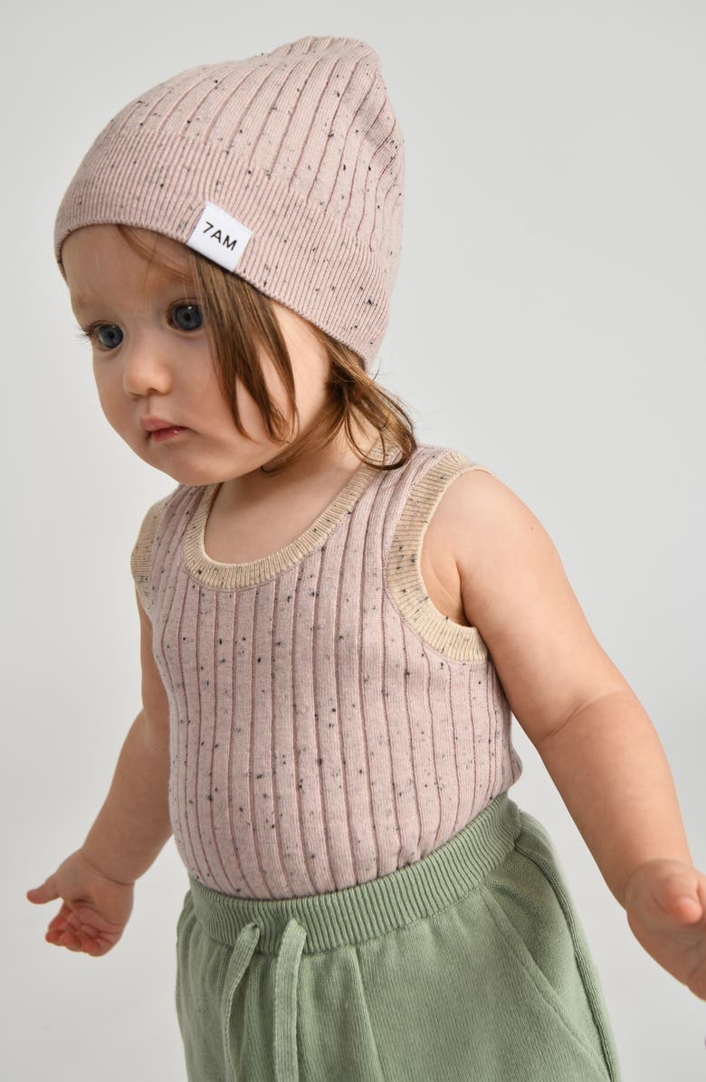 7 A.M. Enfant Kids' Hug Me Beanie, Alternate, color, Ash Rose