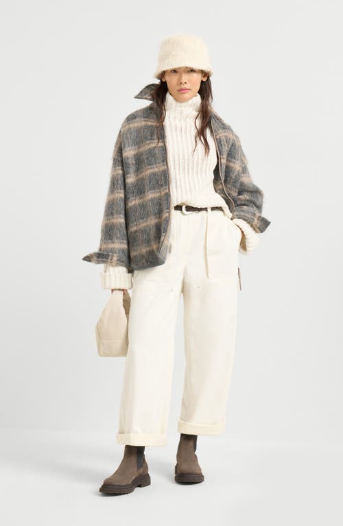 Brunello Cucinelli Utility Track Trousers In Brown