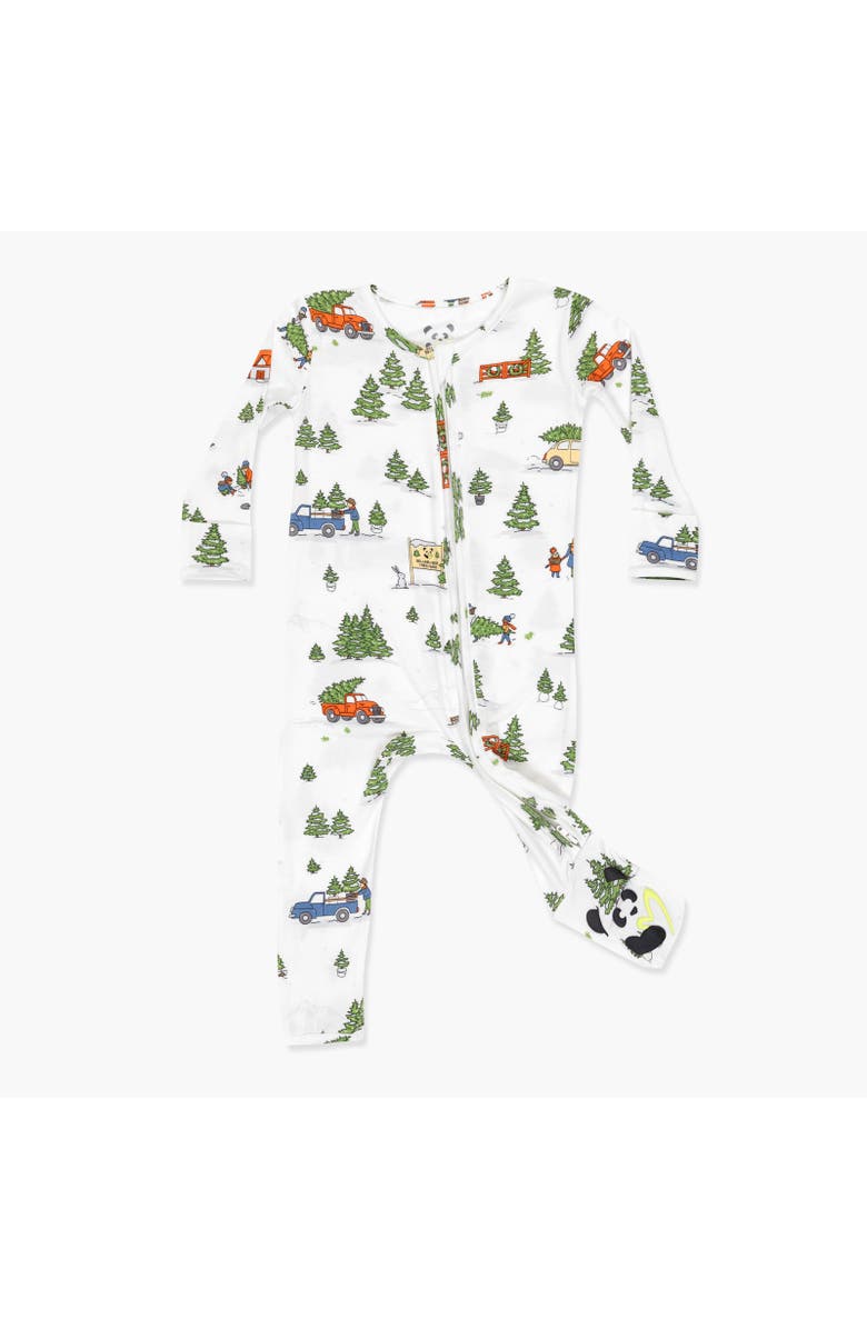 Bellabu Bear Baby Christmas Tree Farm Convertible Footie, Main, color, Christmas Tree Farm