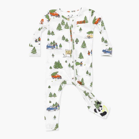 Baby Christmas Tree Farm Convertible Footie (Baby)