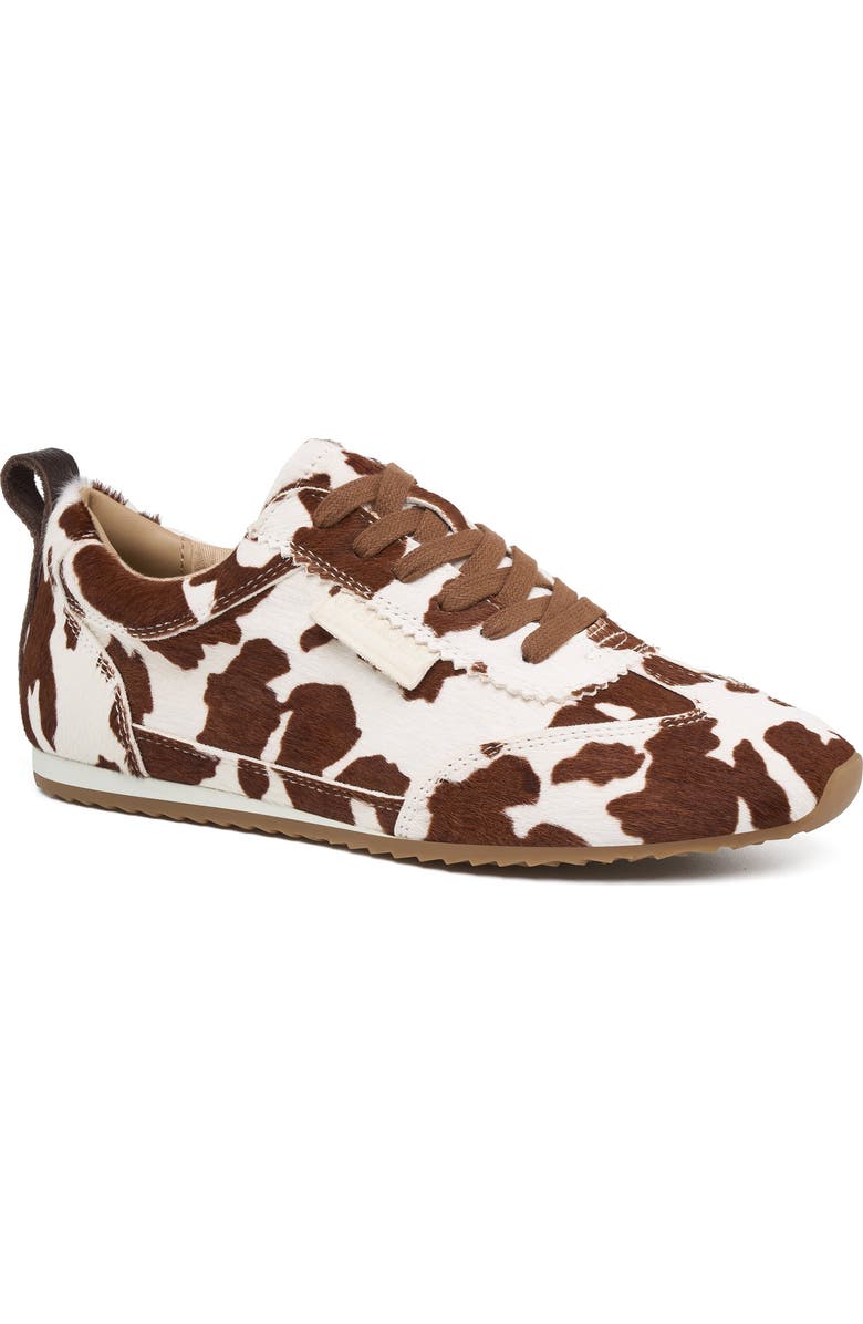 JSlides Paige Leather Sneaker, Main, color, Brown