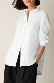 Eileen Fisher Organic Cotton Long Shirt