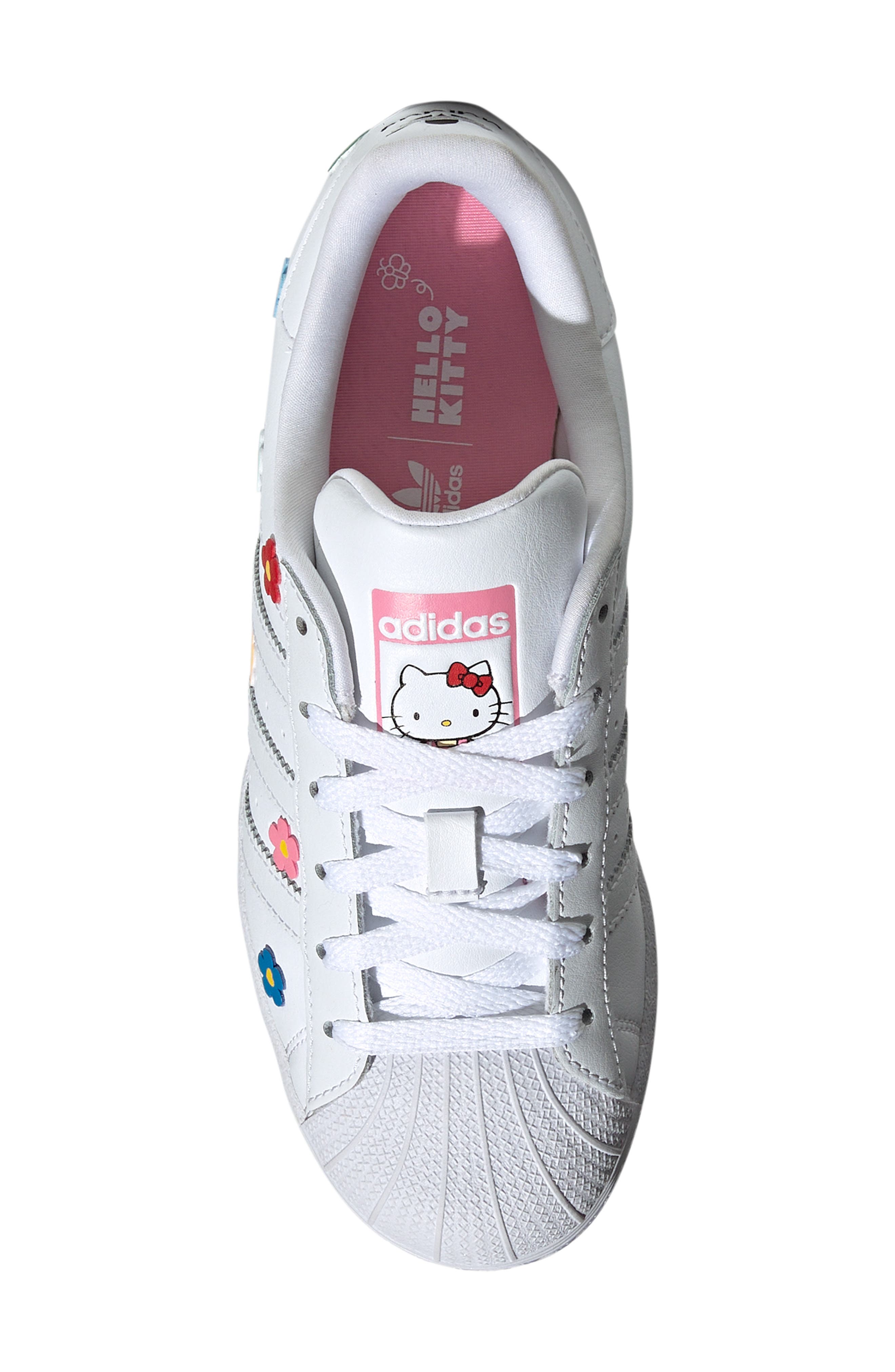 adidas x Hello Kitty<sup>®</sup> Kids' Superstar Sneaker, Alternate, color, 