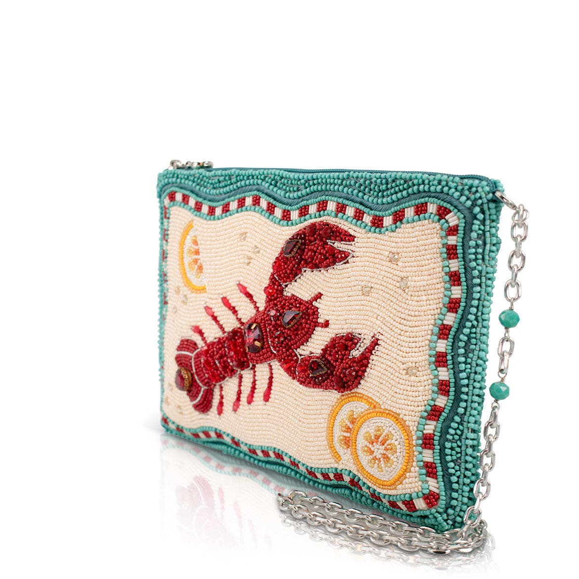 Mary Frances Accessories Crack Me Up Crossbody Handbag, Alternate, color, Blue