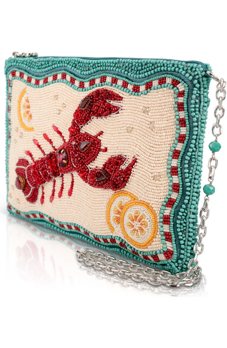 Mary Frances Accessories Crack Me Up Crossbody Handbag, Alternate, color, Blue