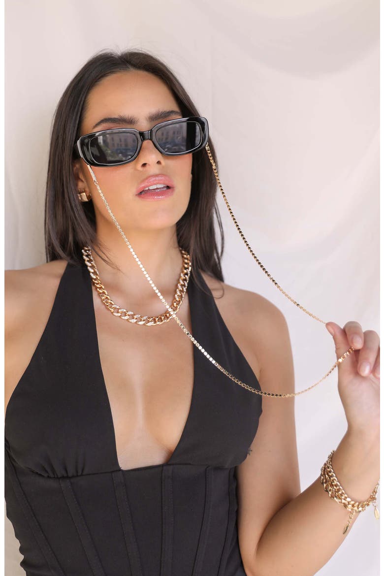 Desert Eyeglass Chain, Alternate, color, GOLD