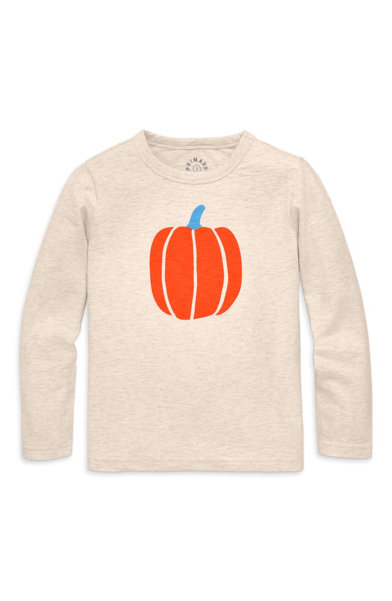 Primary Long Sleeve Pumpkin Tee, Alternate, color, 