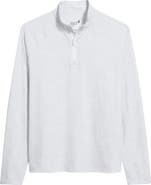 johnnie-O Viktor Waffle Camo Print Quarter Zip Pullover