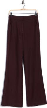Veronica Beard Tonelli High Waist Wide Leg Pants