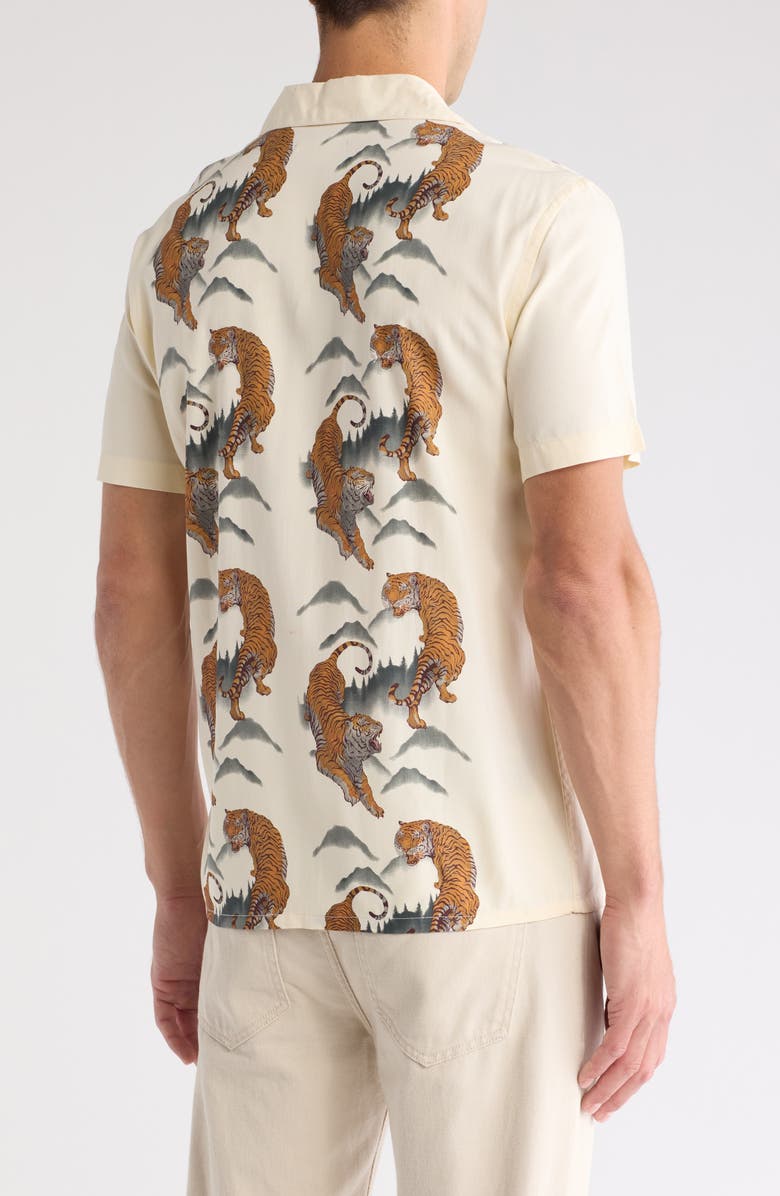 French Connection Tiger Mountain Camp Shirt, Alternate, color, 