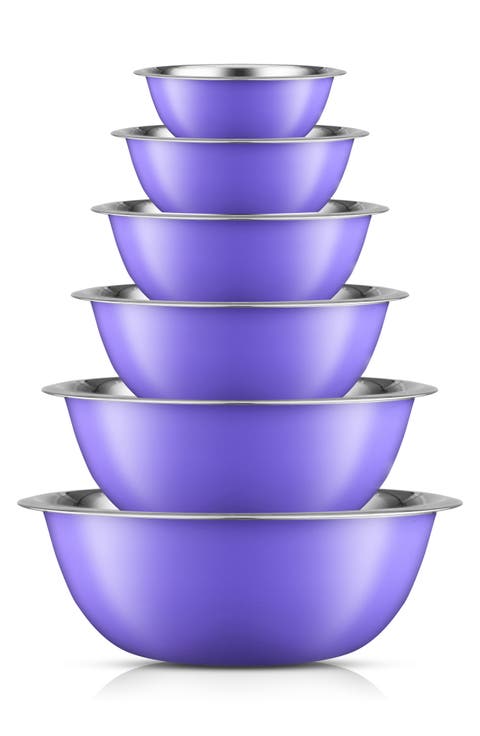 Stainless Steel Mixing Bowls - Set of 6