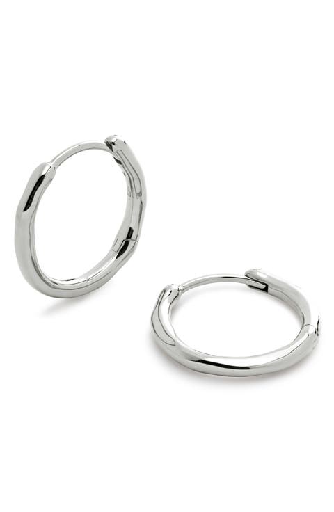 Siren Muse Sterling Silver Hoop Earrings