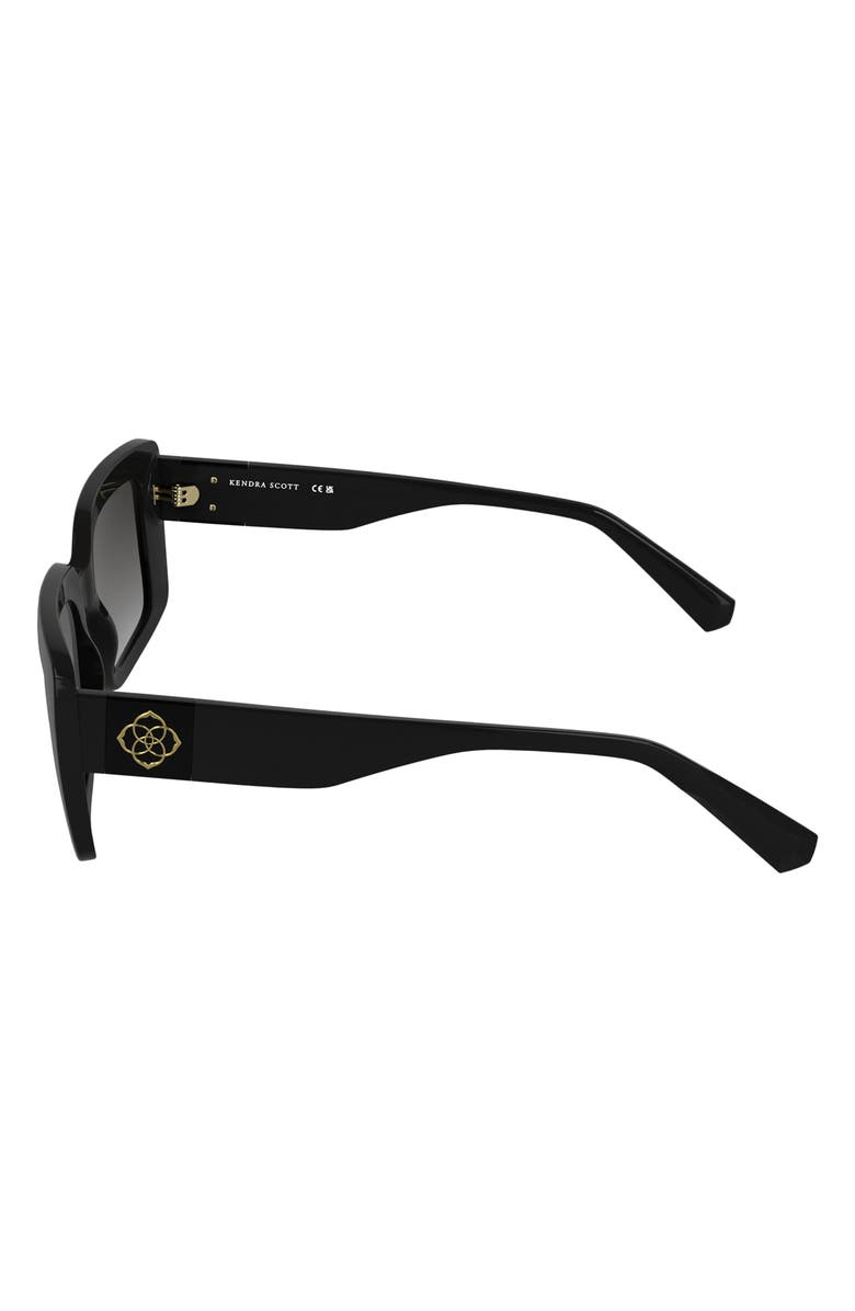 Kendra Scott Dira 55mm Rectangular Sunglasses, Alternate, color,
