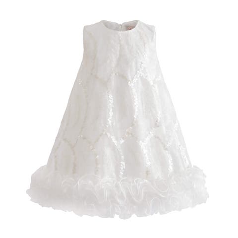 Quora Ruffle Sequin Dress