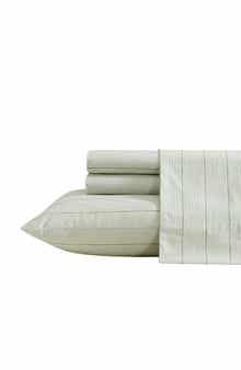 Nautica Ellipse Stripe 200 Thread Count Cotton Percale Sheet Set