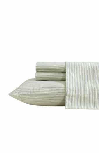 Ellipse Stripe 200 Thread Count Cotton Percale Sheet Set