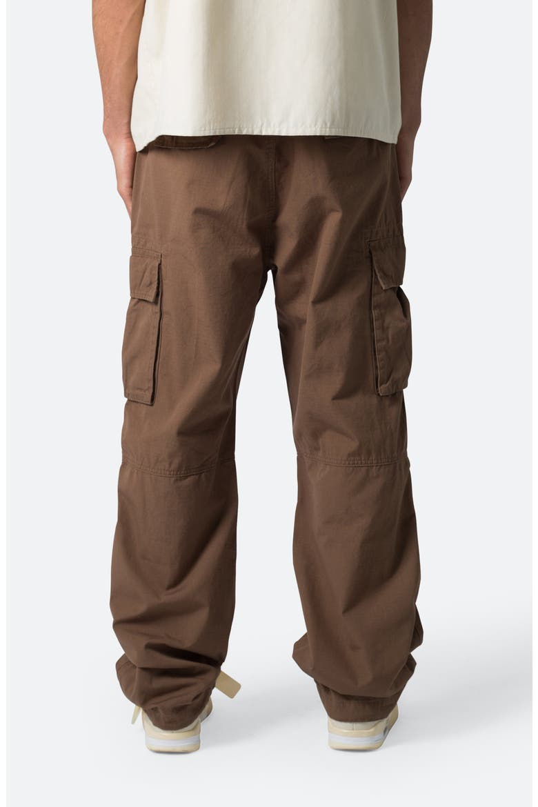 Ultra Baggy Cotton Cargo Pants, Alternate, color, BROWN
