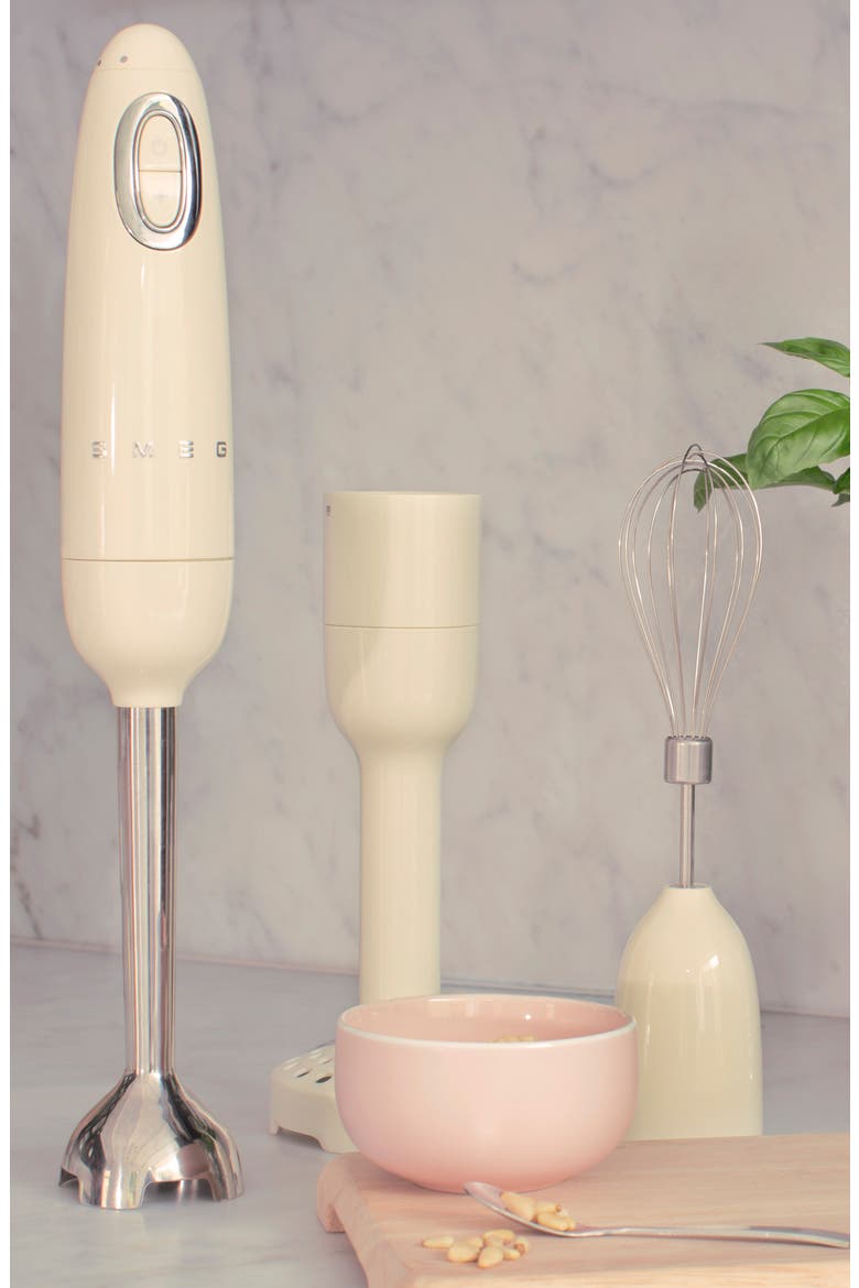 '50s Retro Style Hand Blender with Accessories, Alternate, color, BLACK