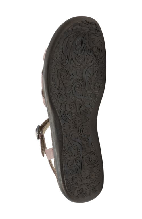 Naot Patricia Sandal In Mauve Nubuck