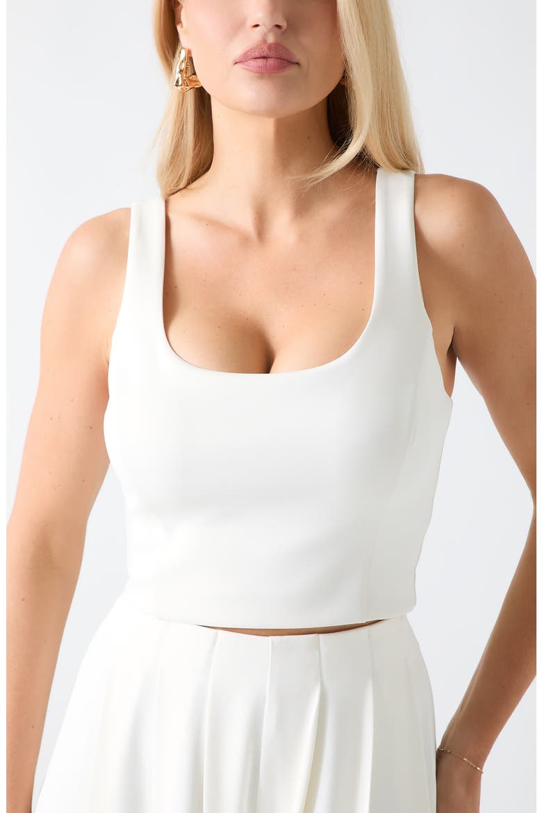 Paulina Scuba Top, Alternate, color, OPEN WHITE