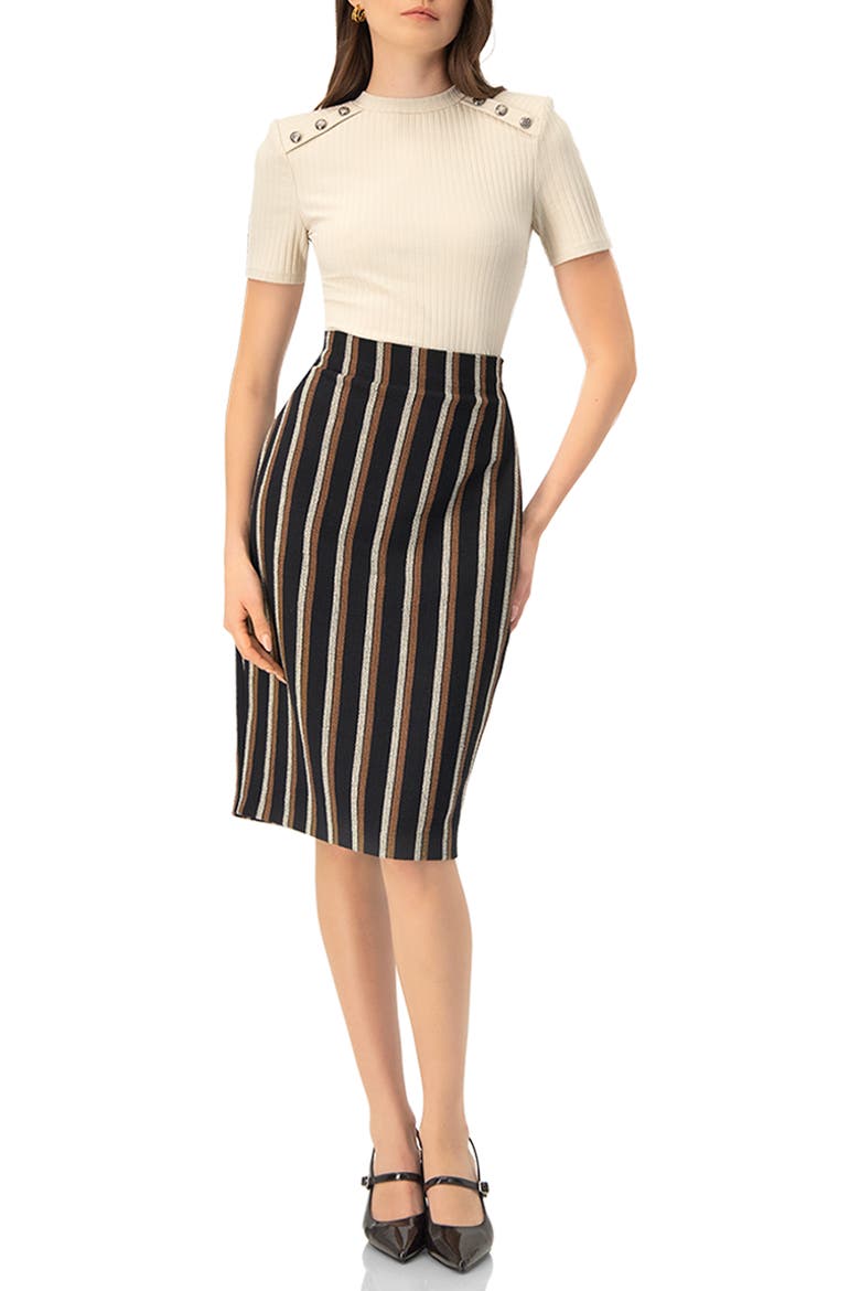 Puffed Shoulder Natural Top, Alternate, color, Natural