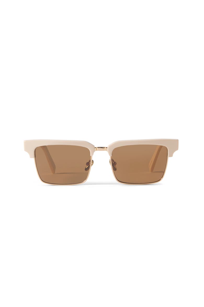 Paris Sunglasses, Main, color, Creme / Gold