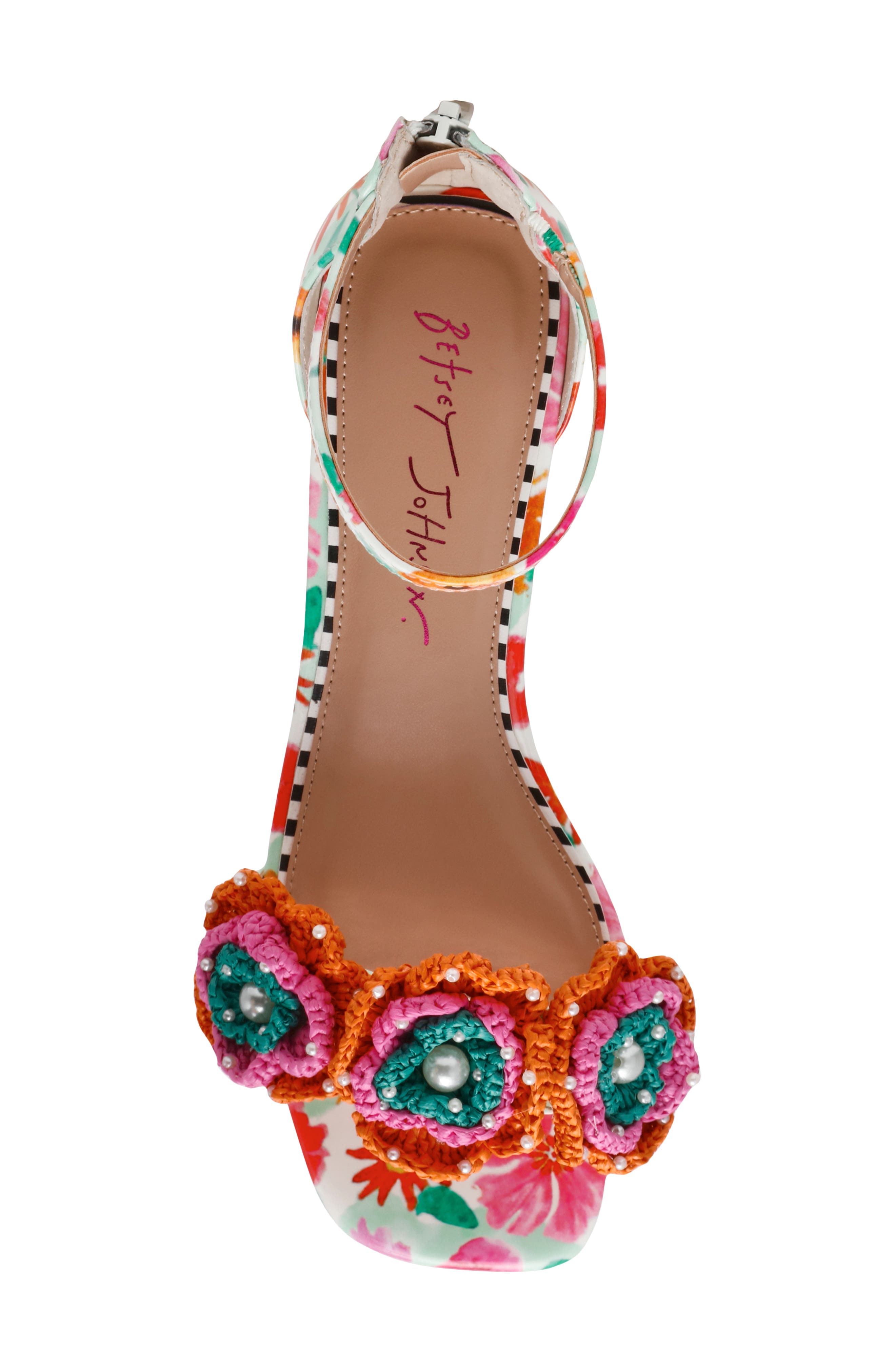 Betsey Johnson Brandee Ankle Strap Sandal, Alternate, color, 