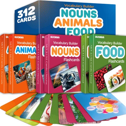 Kids Flash Cards High Contrast & Vocabulary