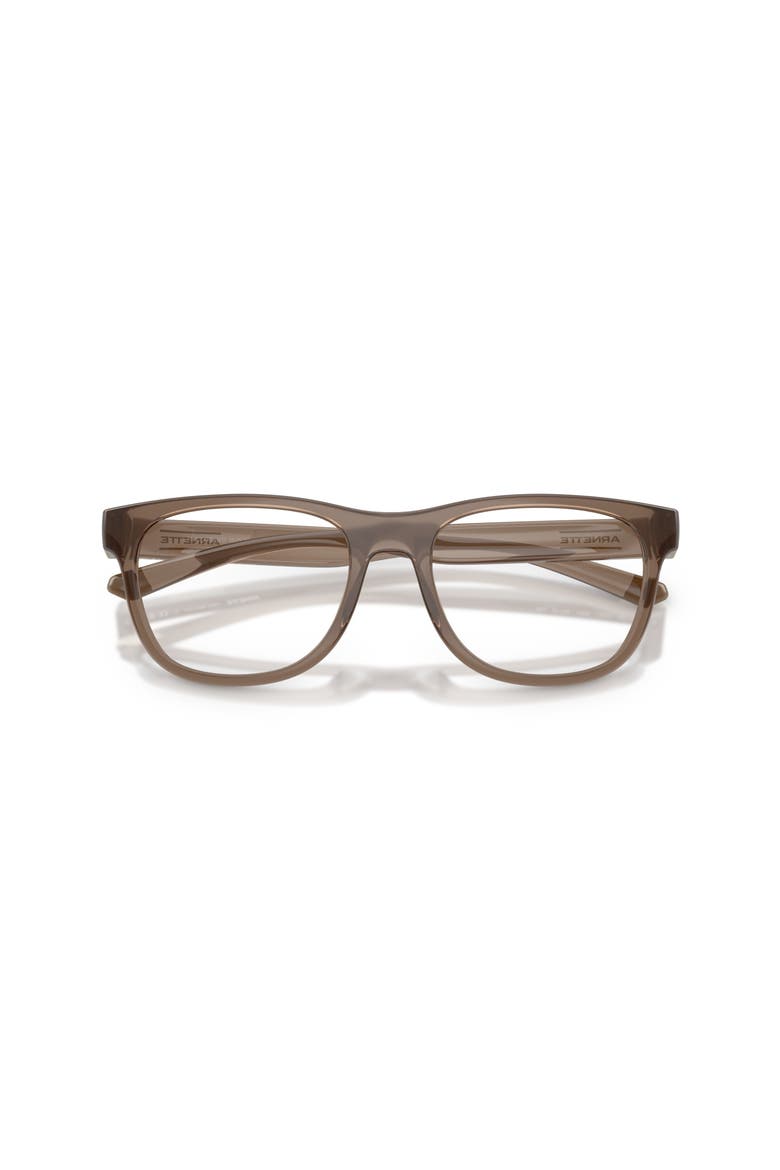 53mm Rectangle optical glasses, Alternate, color, Brown