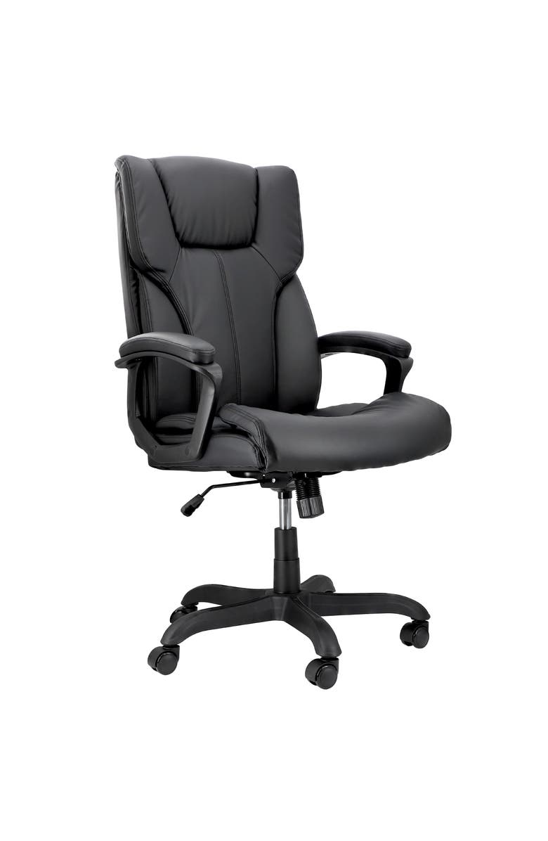 Elama High Back Adjustable Office Chair, Main, color, Black
