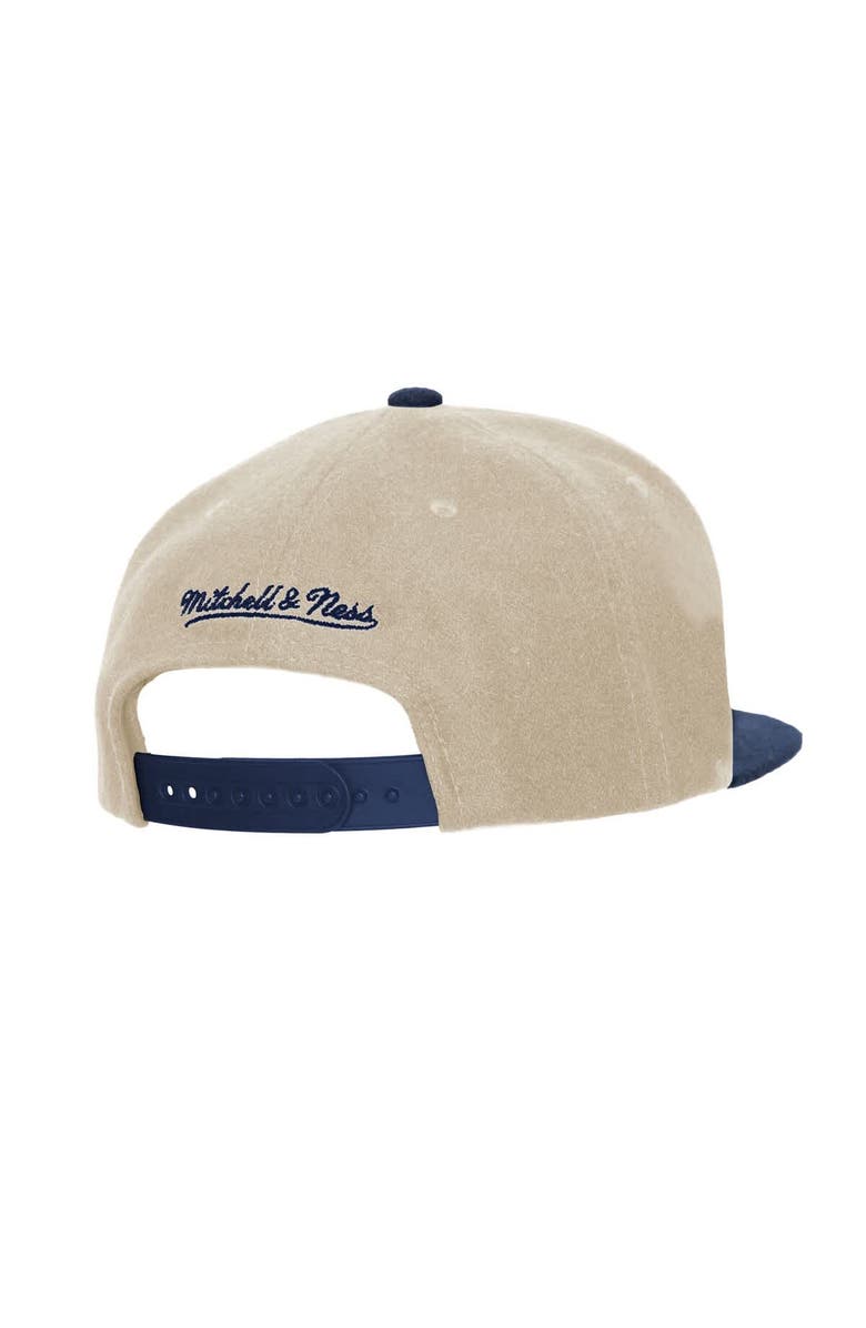Mitchell & Ness Cream New York Yankees Subway Series Matchup Pro Pinch Snapback, Alternate, color, Cream