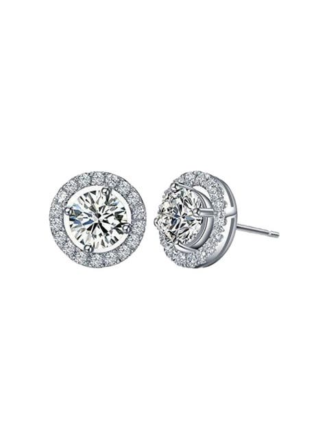 Hope Stud Earrings Earrings- Cubic Zirconia Stud Earrings
