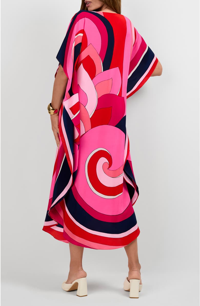 Trina Turk Jalani Maxi Caftan Dress, Alternate, color, Multi