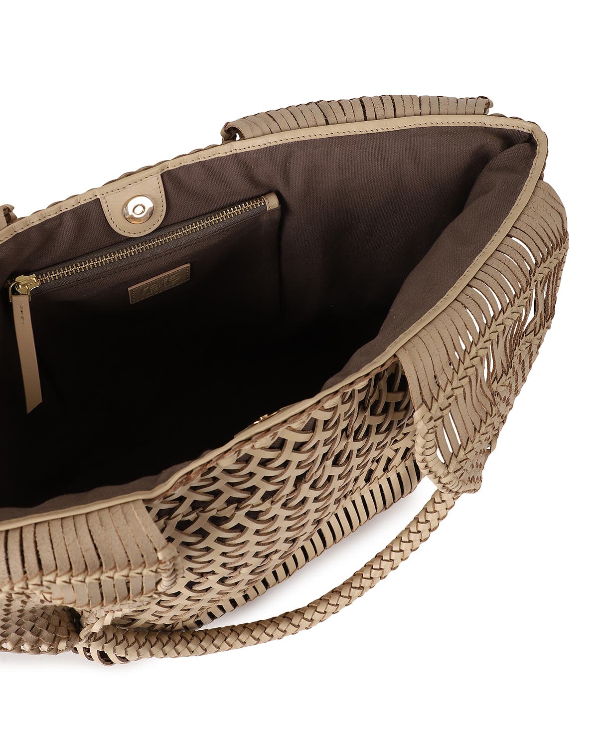 Rafe New York Margarita Woven Tote, Alternate, color, Beige