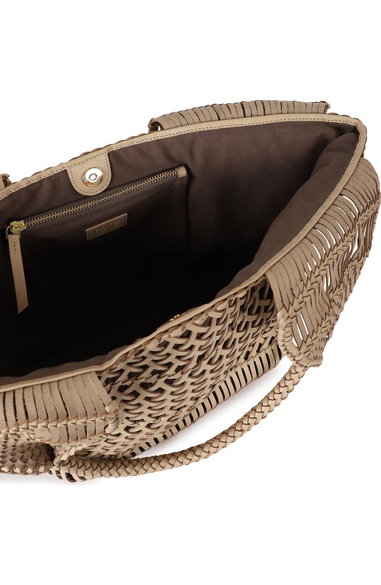 Rafe New York Margarita Woven Tote, Alternate, color, Beige