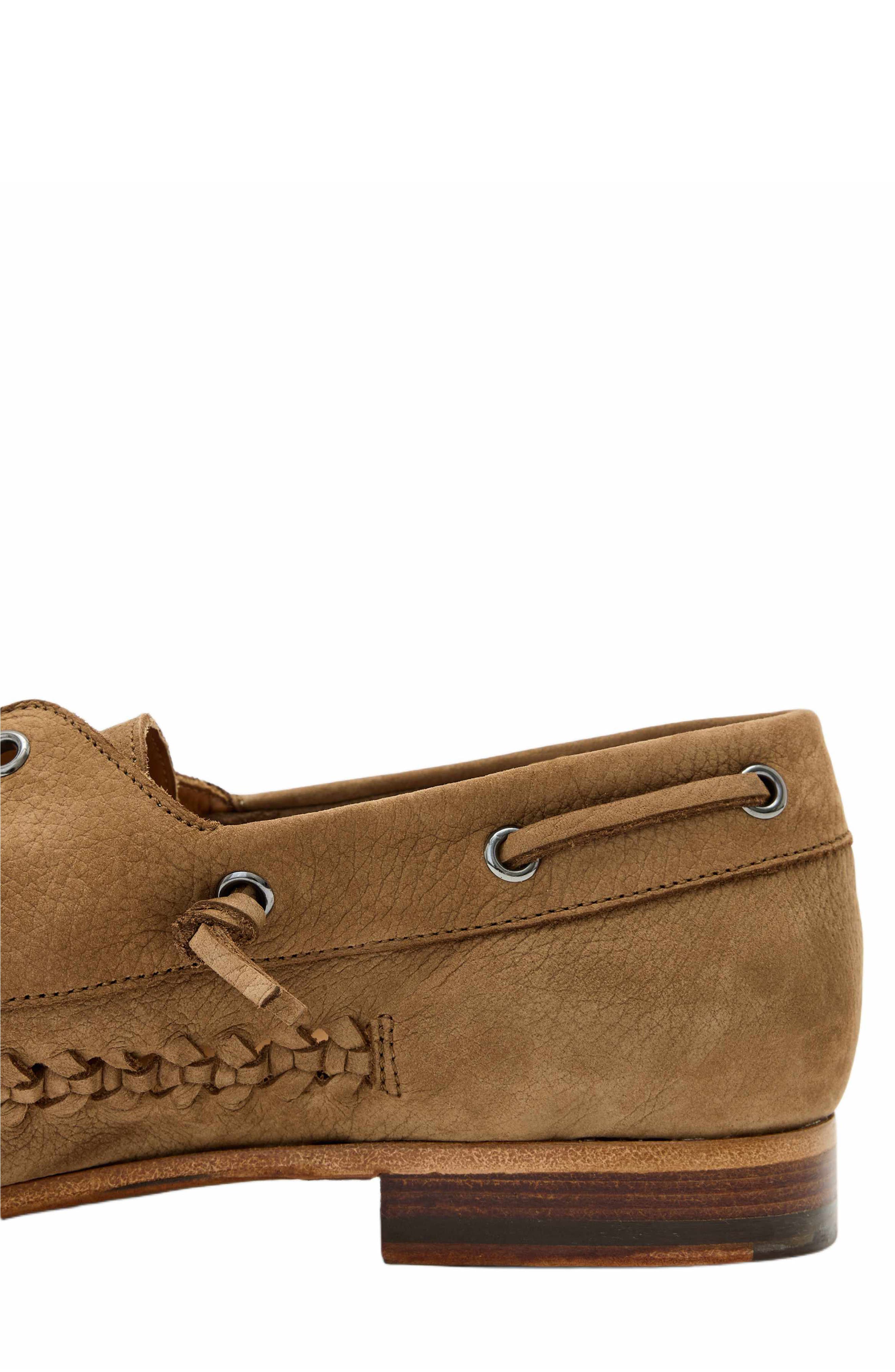 John Varvatos Merida Boat Shoe, Alternate, color, Wood Brown