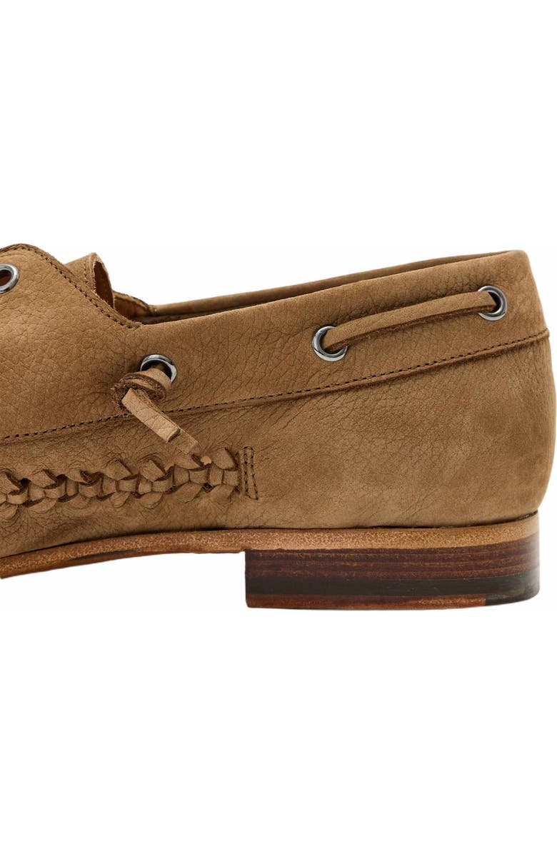 John Varvatos Merida Boat Shoe, Alternate, color, Wood Brown