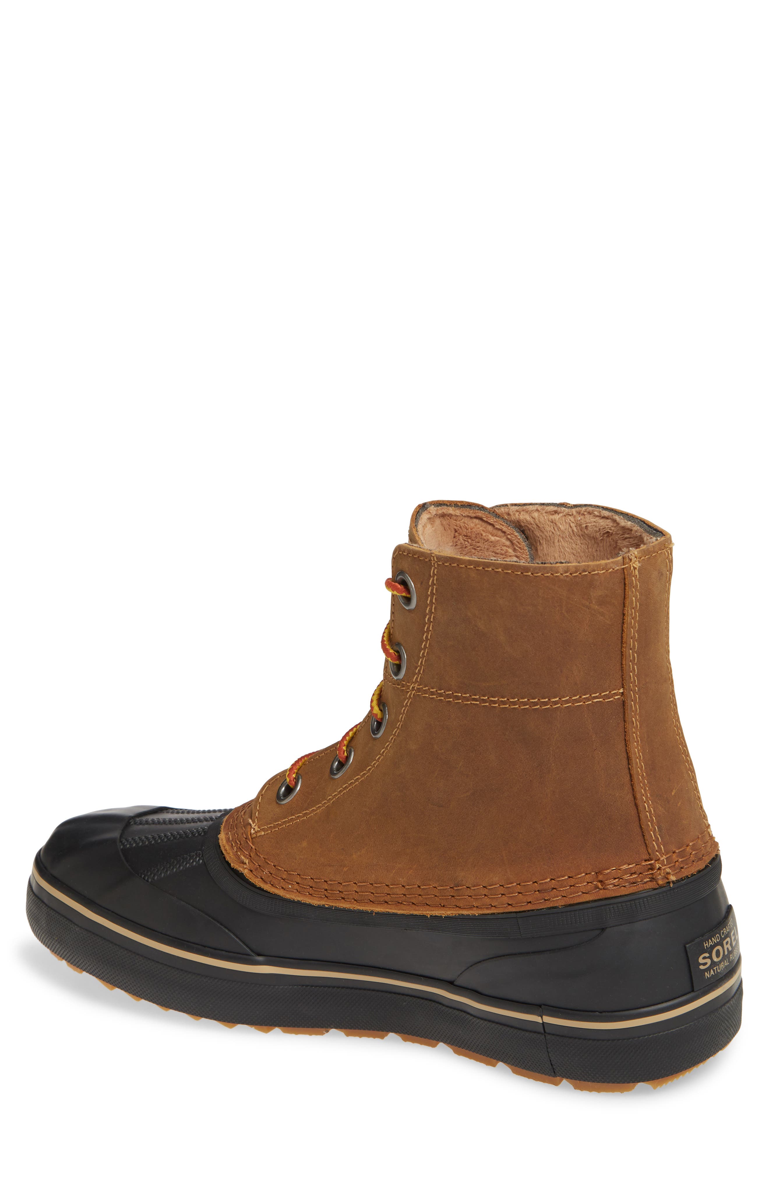 Cheyanne Metro Waterproof Duck Boot, Alternate, color, ELK BROWN LEATHER