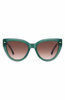 55mm Gradient Cat Eye Sunglasses