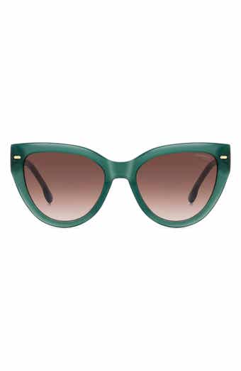 55mm Gradient Cat Eye Sunglasses