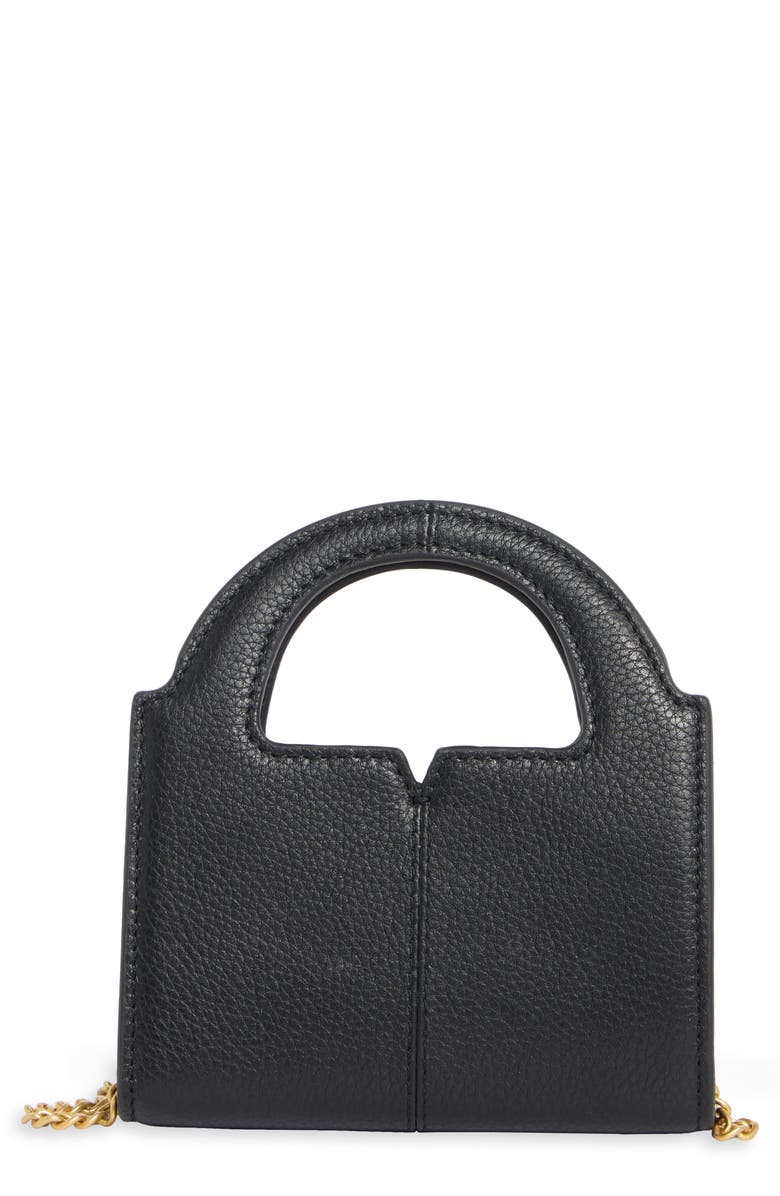 Vince Camuto Aleah Leather Crossbody Wallet, Main, color, Black