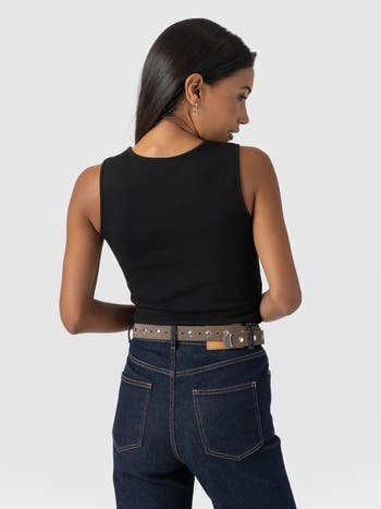 Saint + Sofia Axel Cut Out Vest | Nordstrom