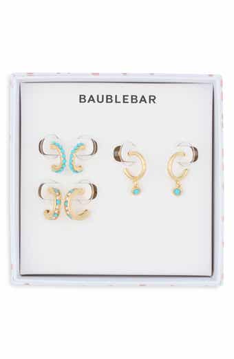 Got the Blues Set of 3 Huggie Hoop Earrings