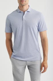 johnnie-O Cruz Stripe PREP-FORMANCE Polo