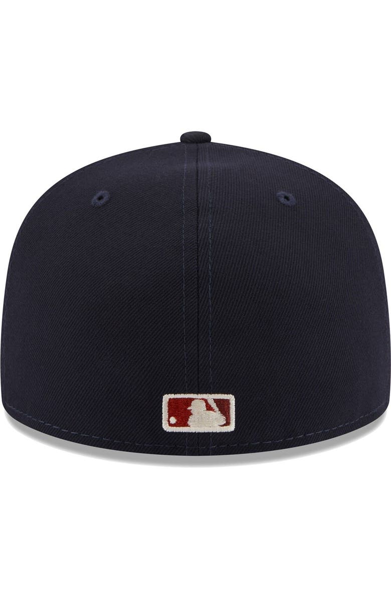 New Era Men's New Era Navy Cleveland Guardians  Meteor 59FIFTY Fitted Hat, Alternate, color, 