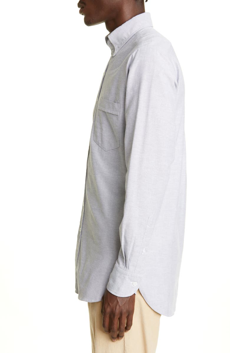 Drake's Oxford Cotton Button-Down Shirt, Alternate, color, 