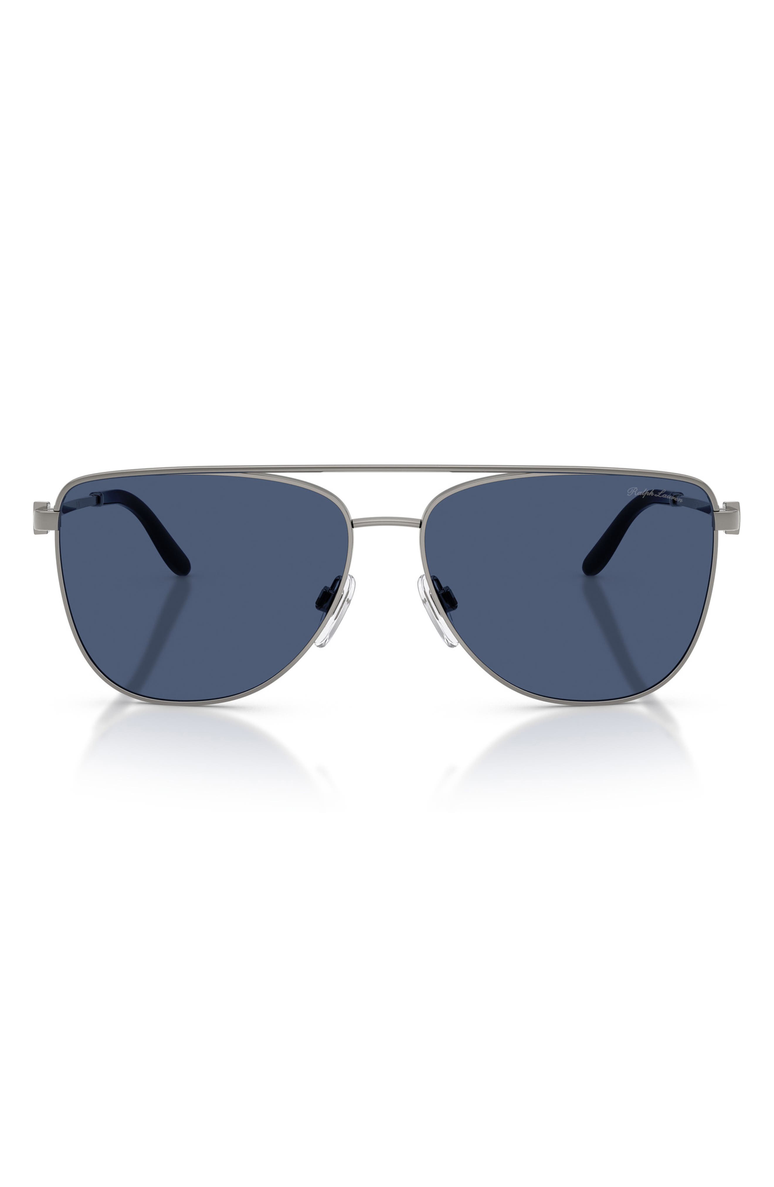 SHINY GUNMETAL / DARK BLUE